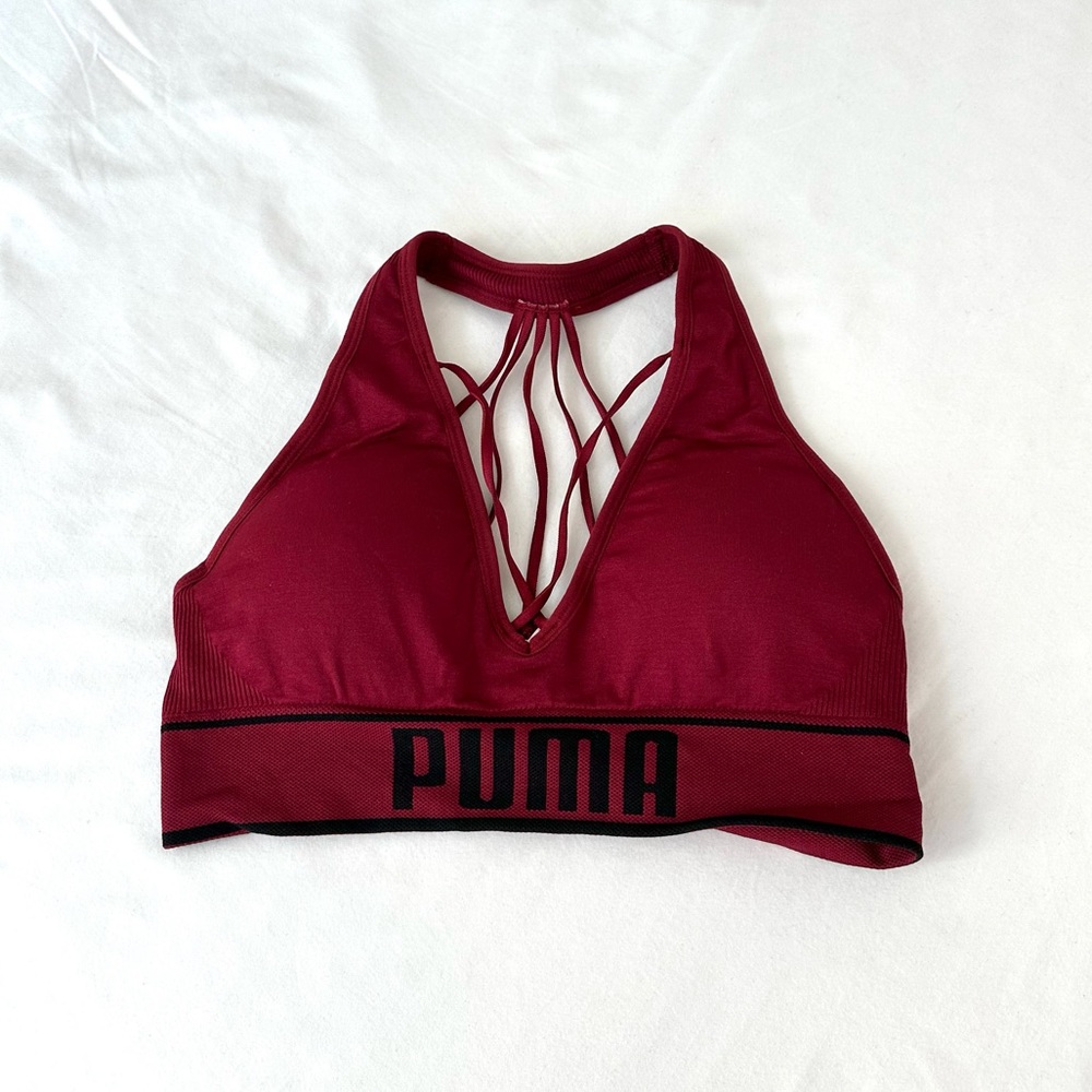 Puma strappy sports bra